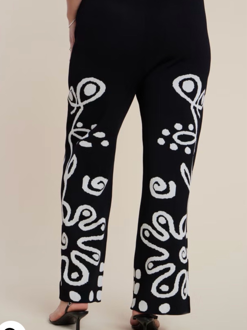 Eloquii Intarsia Sweater Pant - Picture 4 of 4